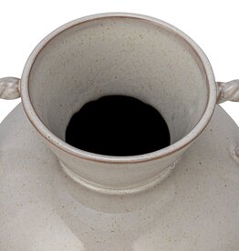 Stoneware Vase 9"H Reactive Glaze