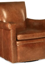 Jilian Leather Swivel Chair
