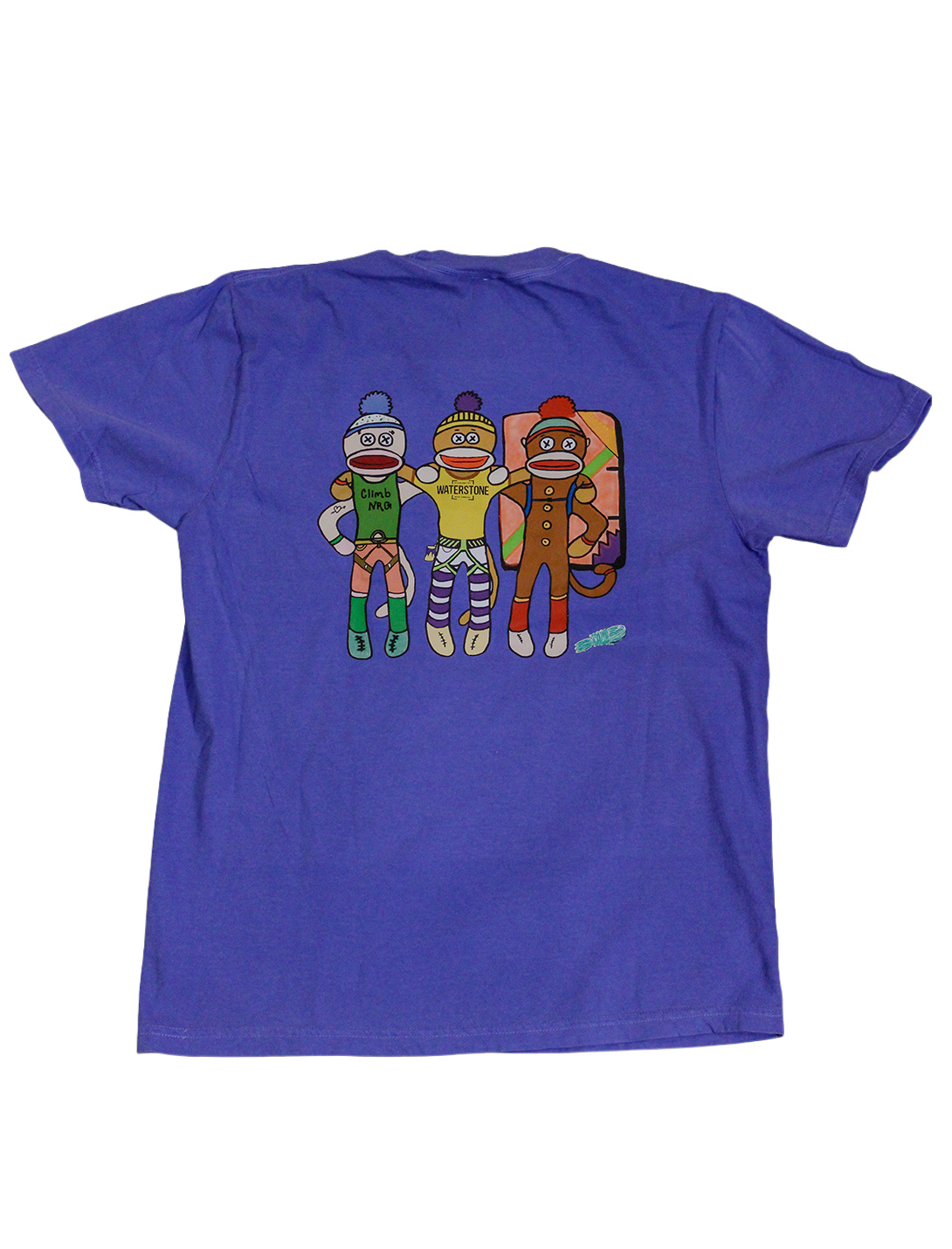 Code Blue Sock Monkey Crash Pad Adult Tee