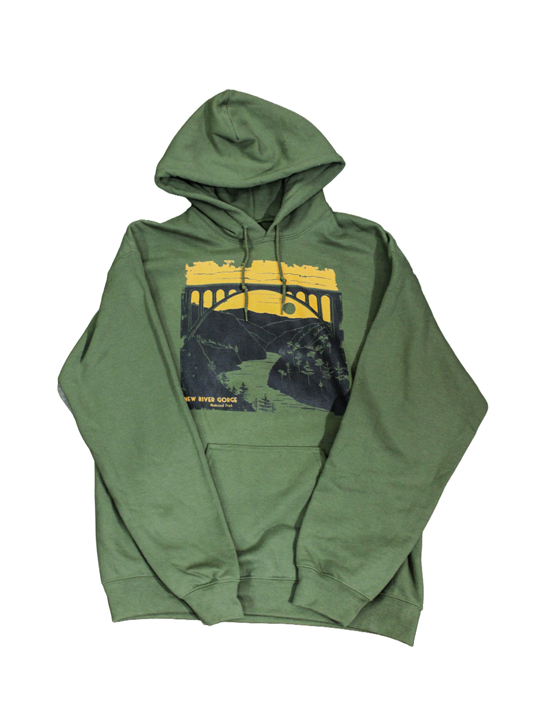 New River Gorge Block Print Hoodie