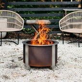 Breeo X Series 19" Smokless  Firepit-Corten