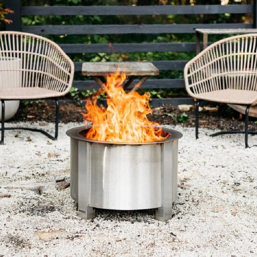 Breeo X Series 19 Smokeless Fire Pit - Stainless