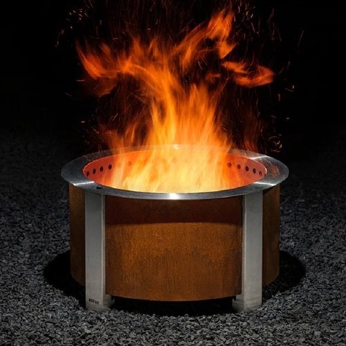 Breeo X Series 24 Smokeless Fire Pit - Corten