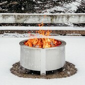 Breeo X Series 24 Smokeless Fire Pit - Stainless