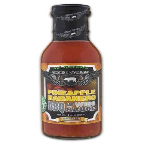 Croix Valley Pineapple Habanero BBQ and Wing Sauce 12fl oz
