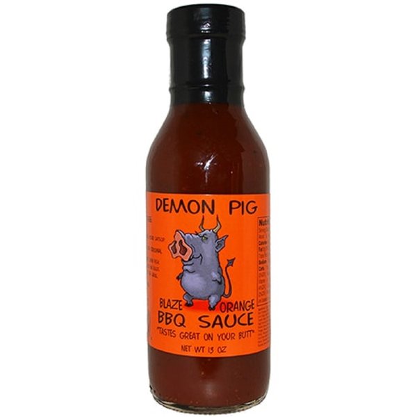 Demon Pig Blaze Orange BBQ Sauce 13oz