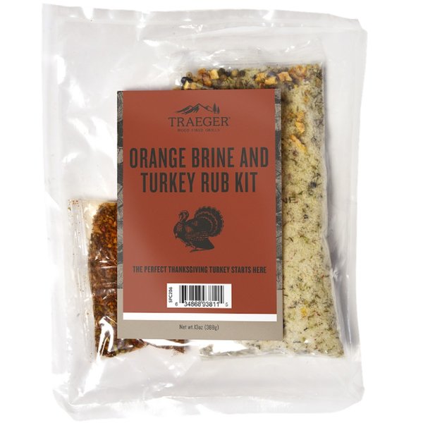 Traeger Orange Brine and Turkey Rub