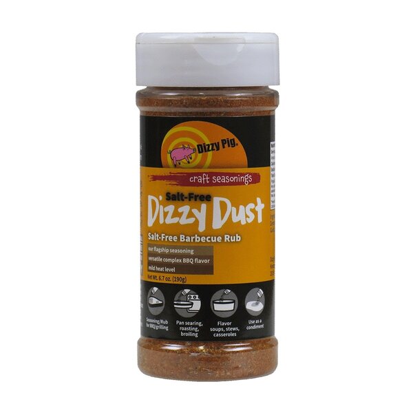 Dizzy Pig Dizzy Dust Salt Free BBQ Seasoning
