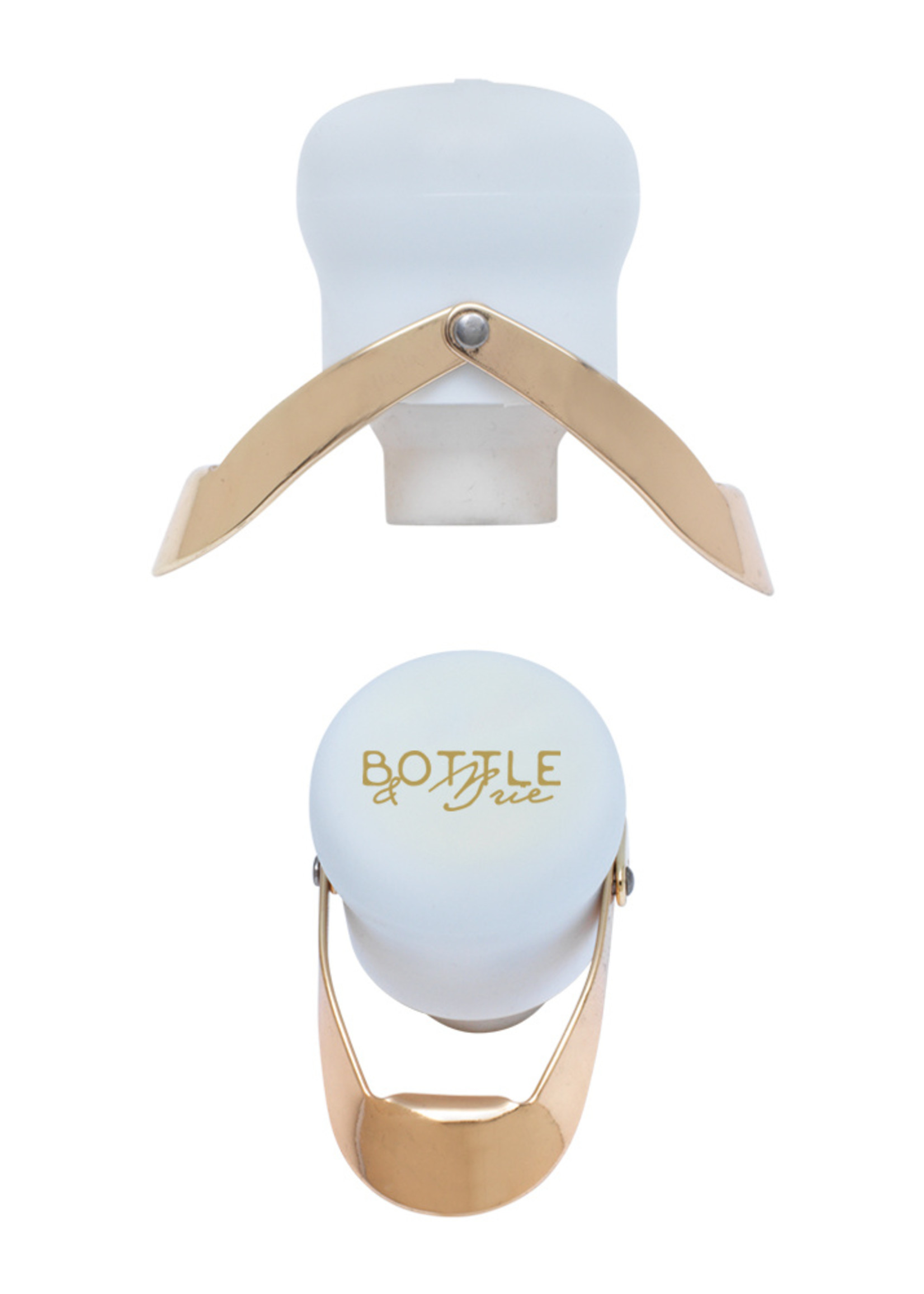 Bottle and Brie Bouchon Champagne Stopper