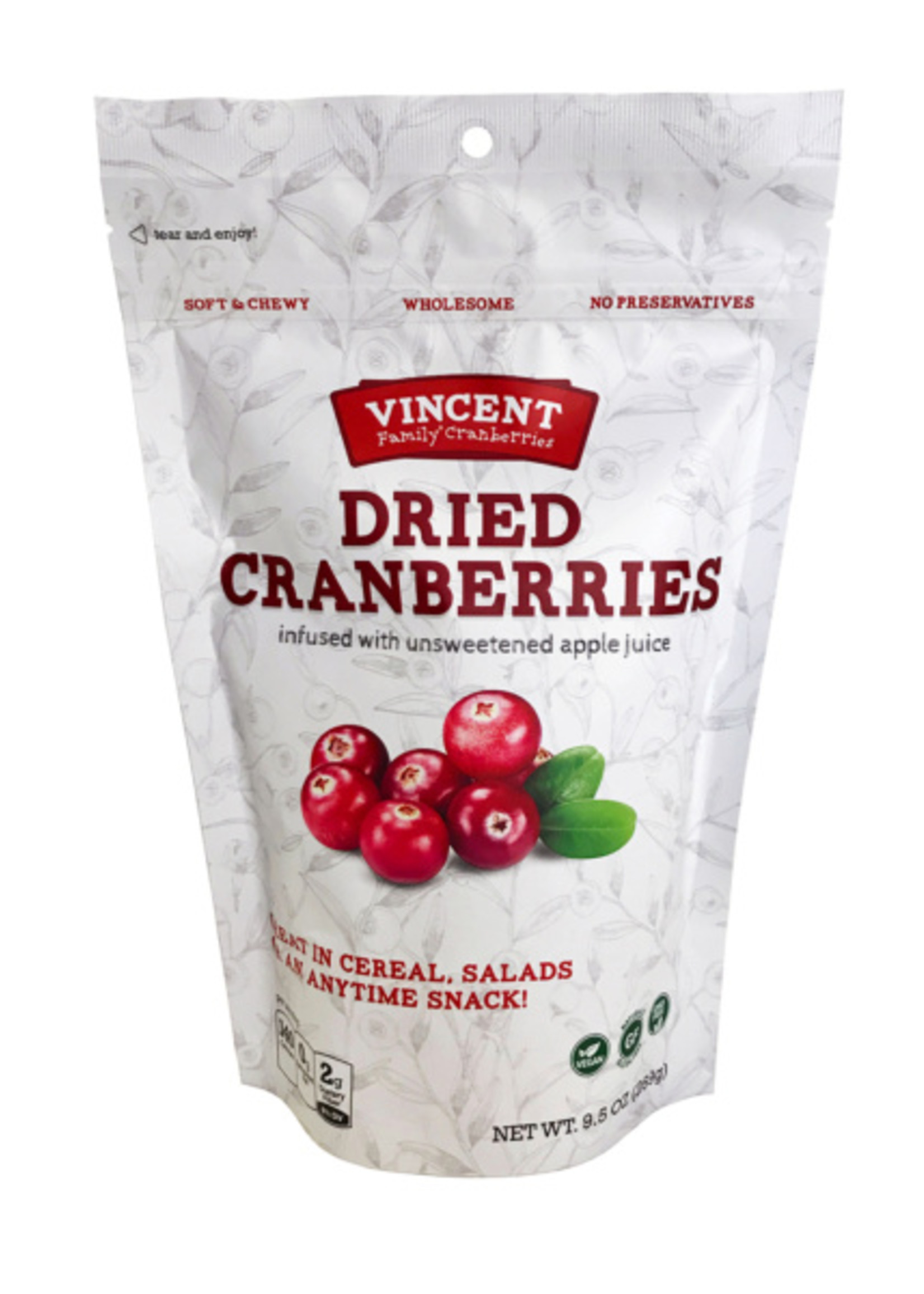 Vincent Family Cranberries Dried Cranberries