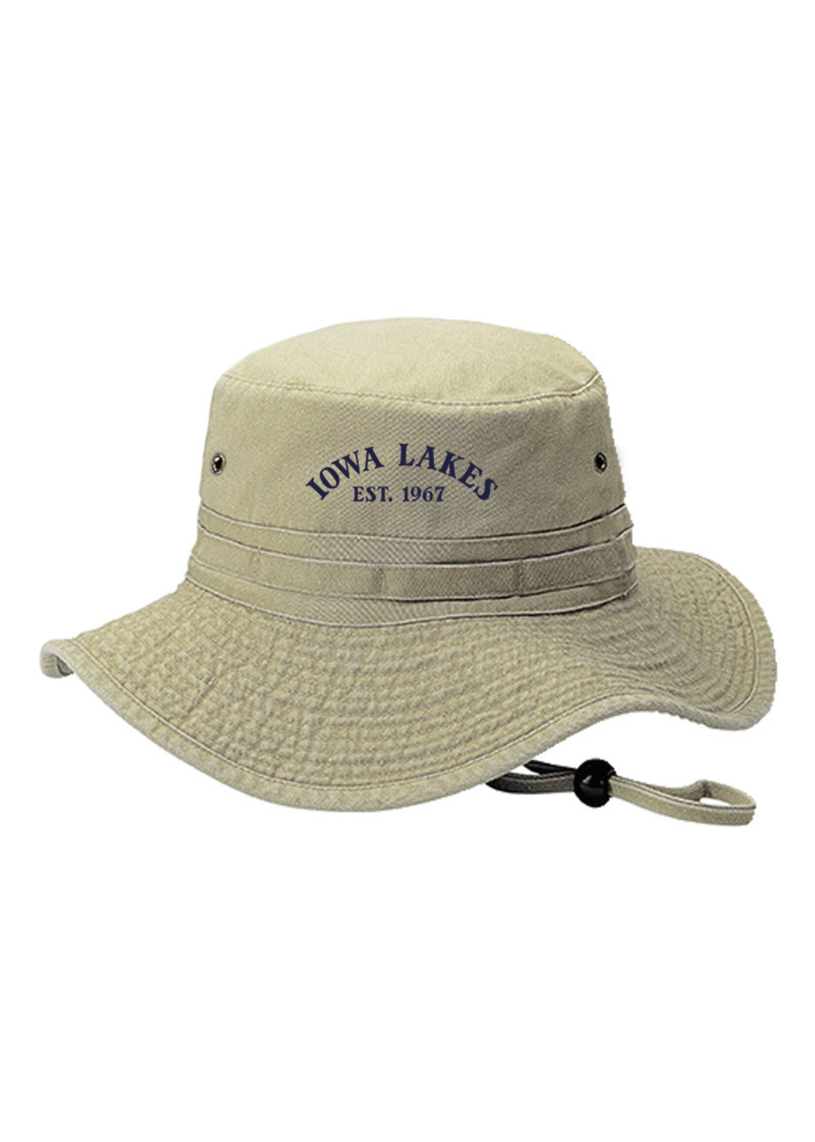 Artisan Khaki Iowa Lakes Bucket Hat