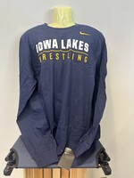 Nike Wrestling Navy LS Tee X-Large Only