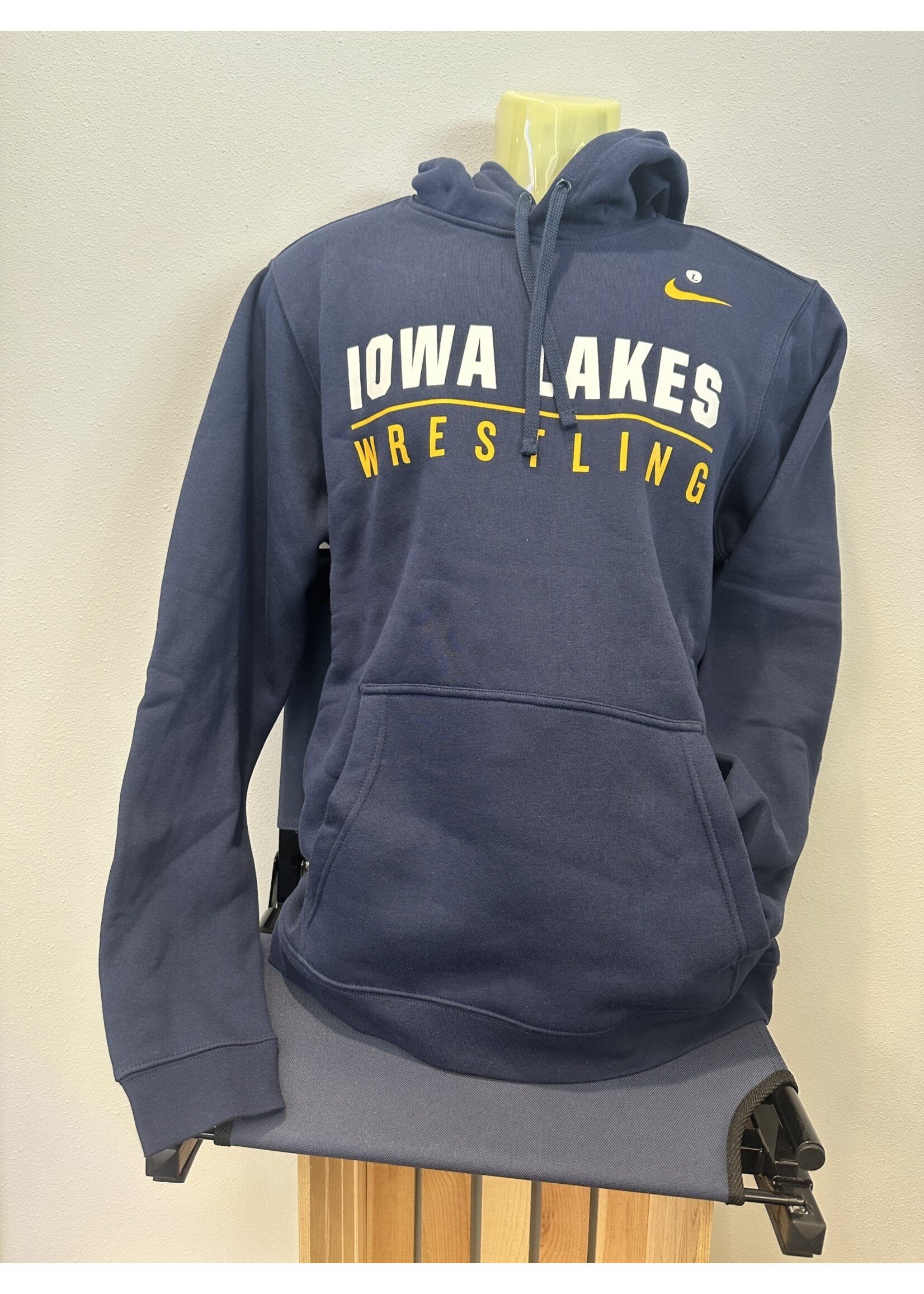 Nike Wrestling Old Logo Hoodie Navy