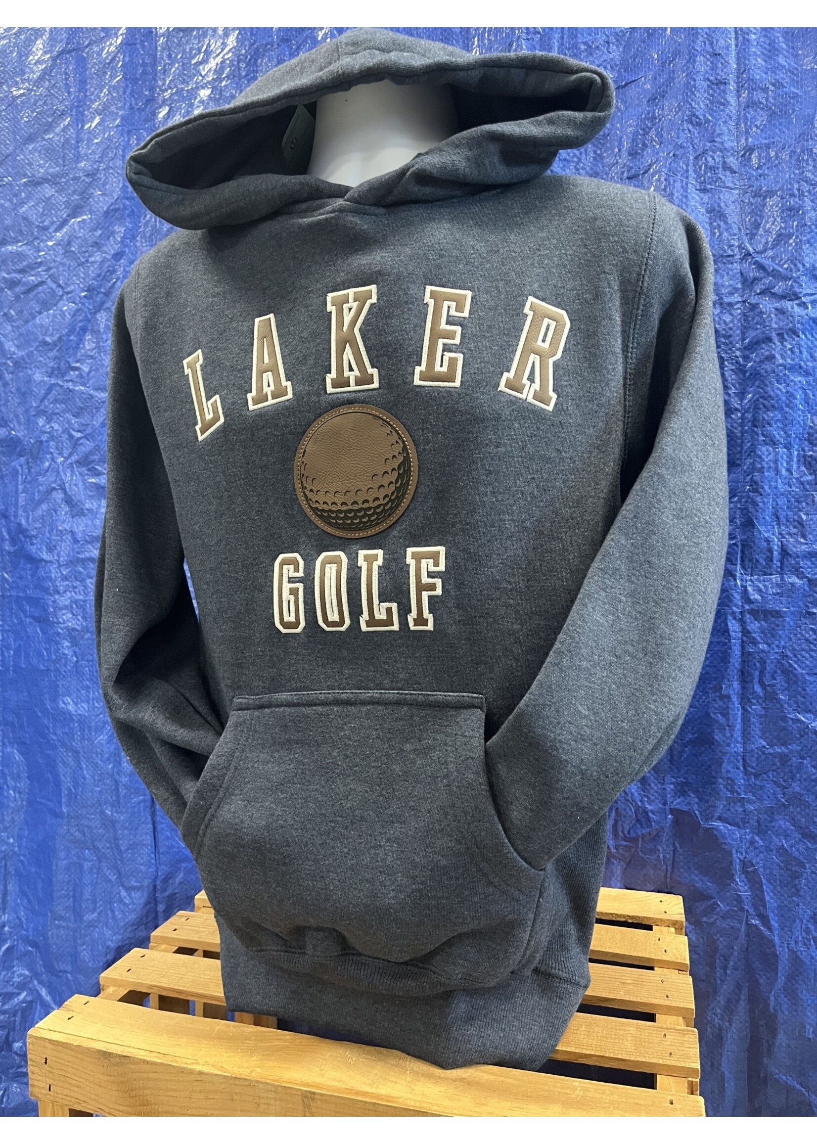 Artisan Golf Patch Hoodie Heather Navy