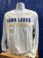Nike Volleyball LS  White with Royal/Gold