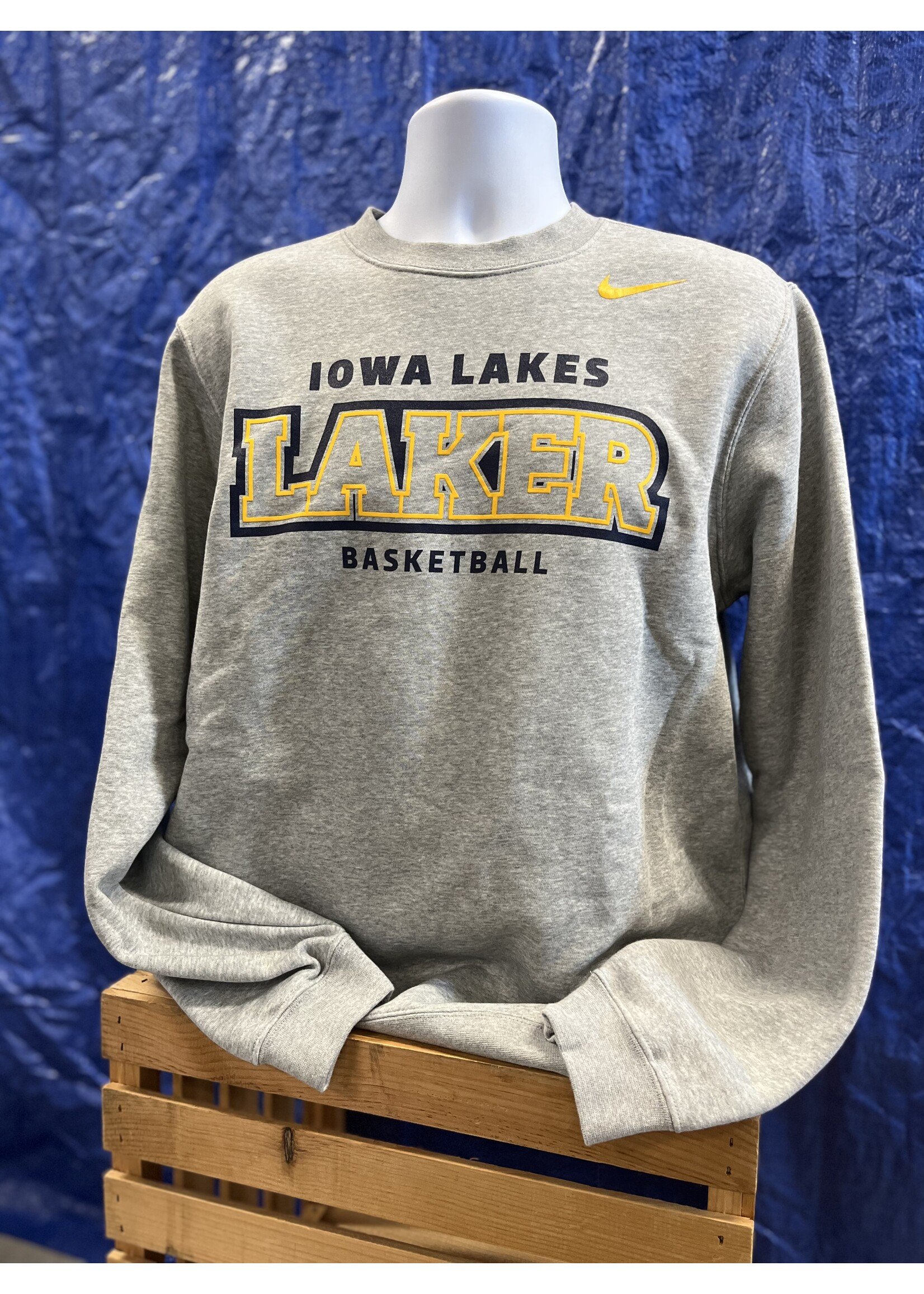 Nike Basketball LAKER Club Fleece Grey Crew