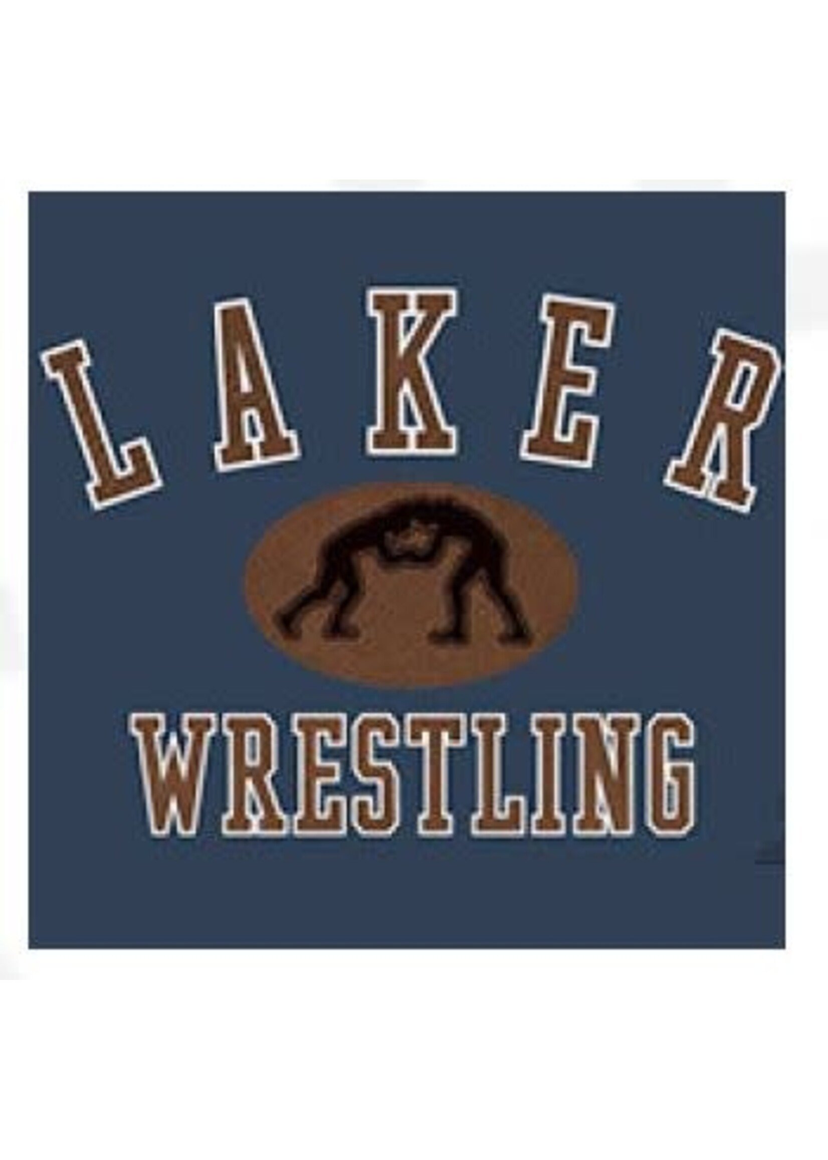 Wrestling Heather Navy Patch Crew