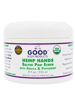 Good Body Products GBP, Hemp Hands Salted Paw Scrub with Calendula and Lemon Balm, 8oz