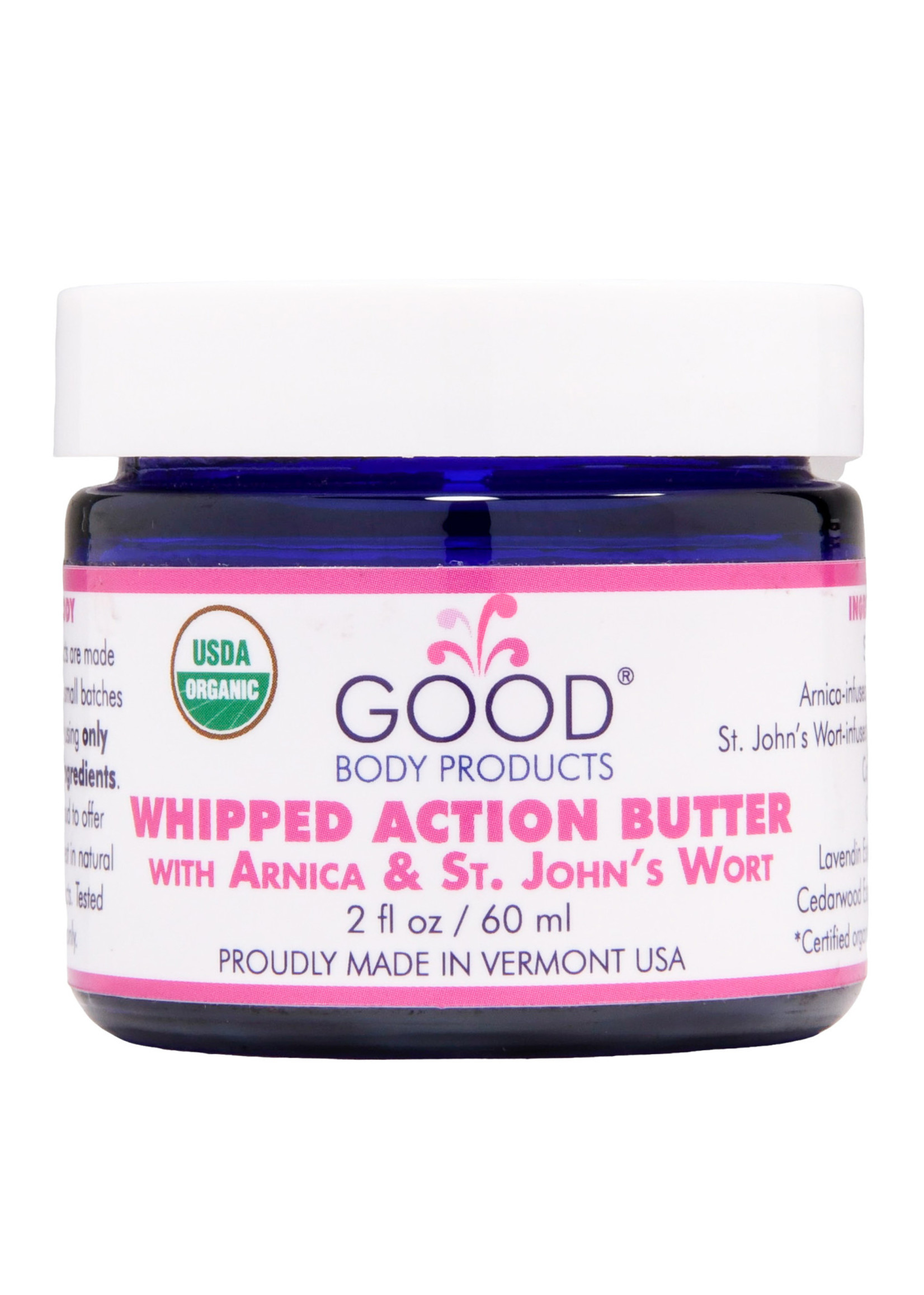 Good Body Products GBP, Whipped Action Butter with Arnica and St. John's Wort, 2oz