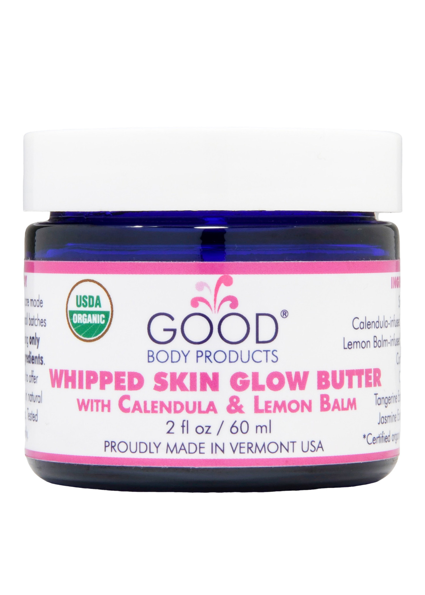 Good Body Products GBP, Whipped Skin Glow Butter with Calendula and Lemon Balm, 2oz