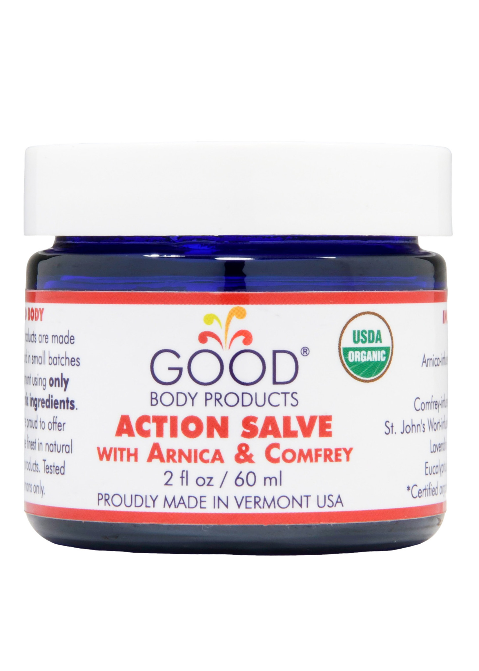 Good Body Products GBP, Action Salve with Arnica and Comfrey, 2oz