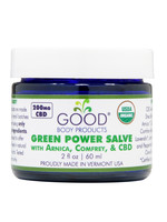 Good Body Products GBP, Green Power Salve with Arnica, Comfrey, and CBD, 2oz