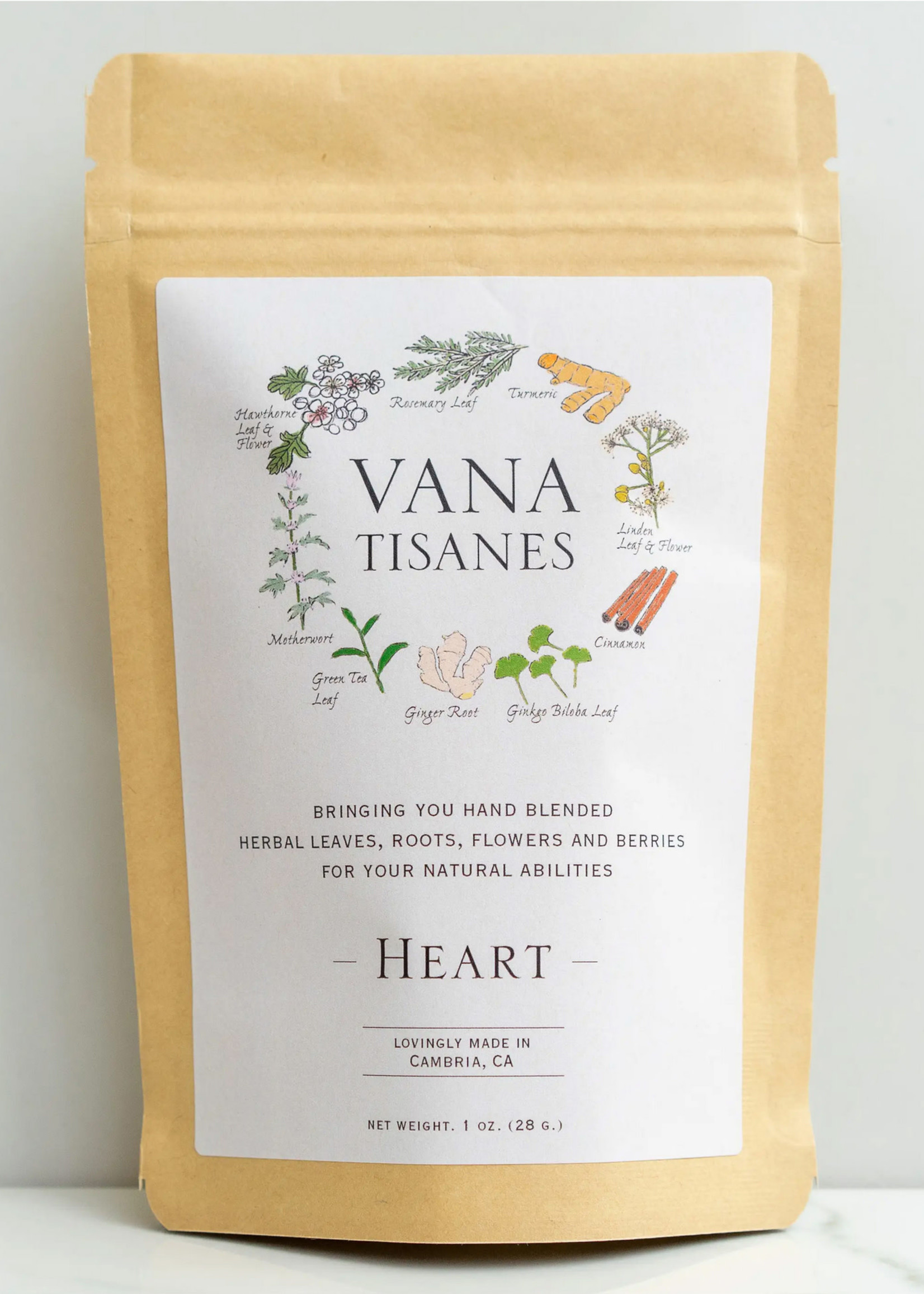 Vana Tisanes Vana Tisanes, Heart, Tea, 2oz