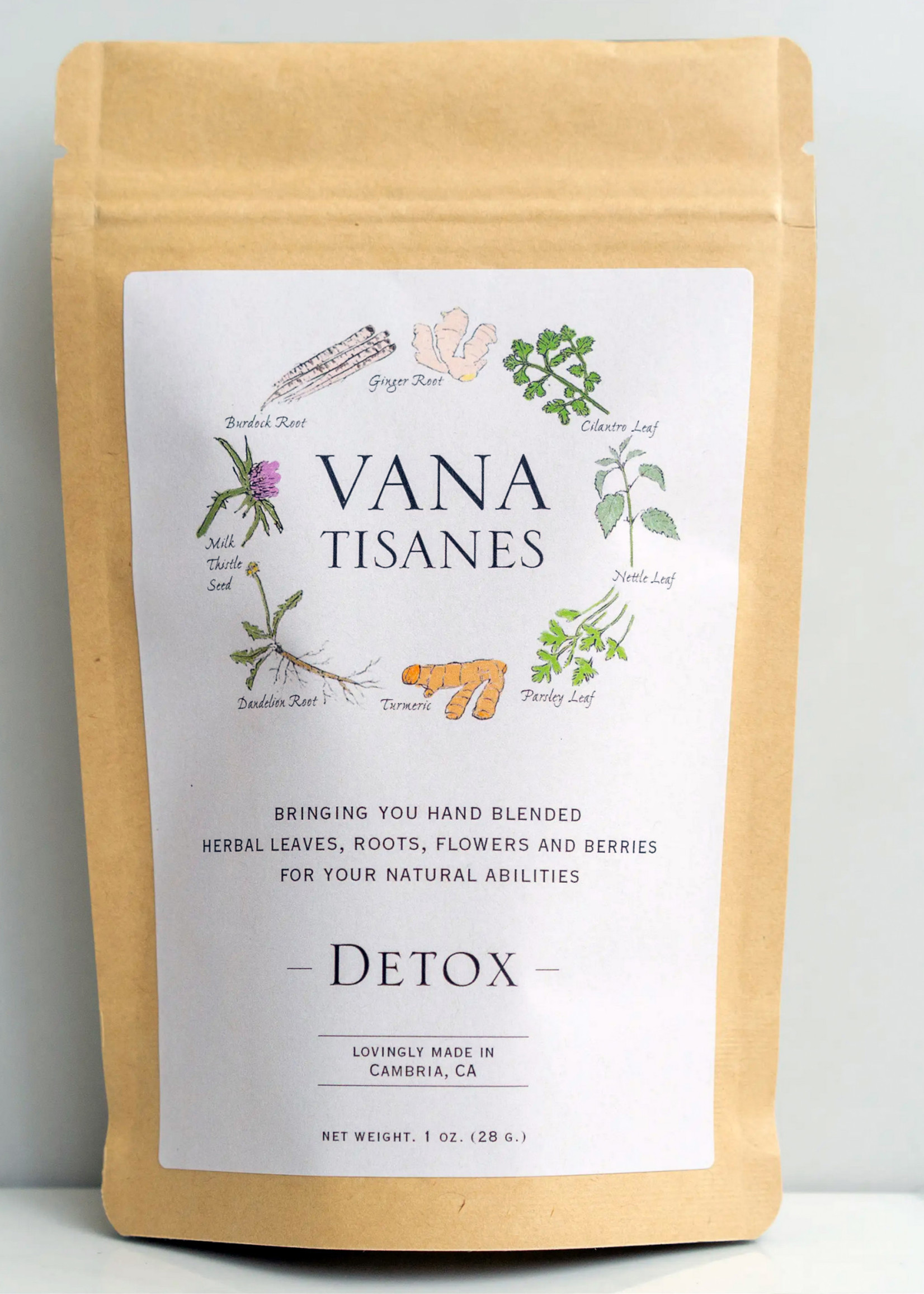 Vana Tisanes Vana Tisanes, Detox, Tea, 2oz