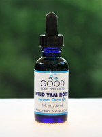Good Body Products GBP, Wild Yam Root-infused Olive Oil, 1oz