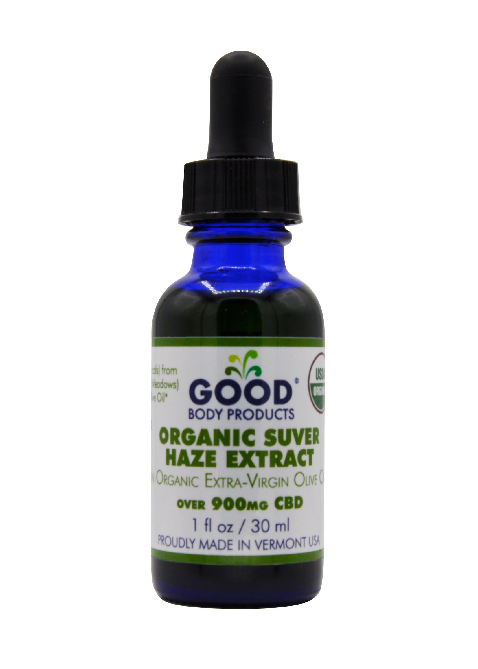Good Body Products GBP, Organic Suver Haze Extract in Organic  Extra-Virgin Olive Oil, 1oz