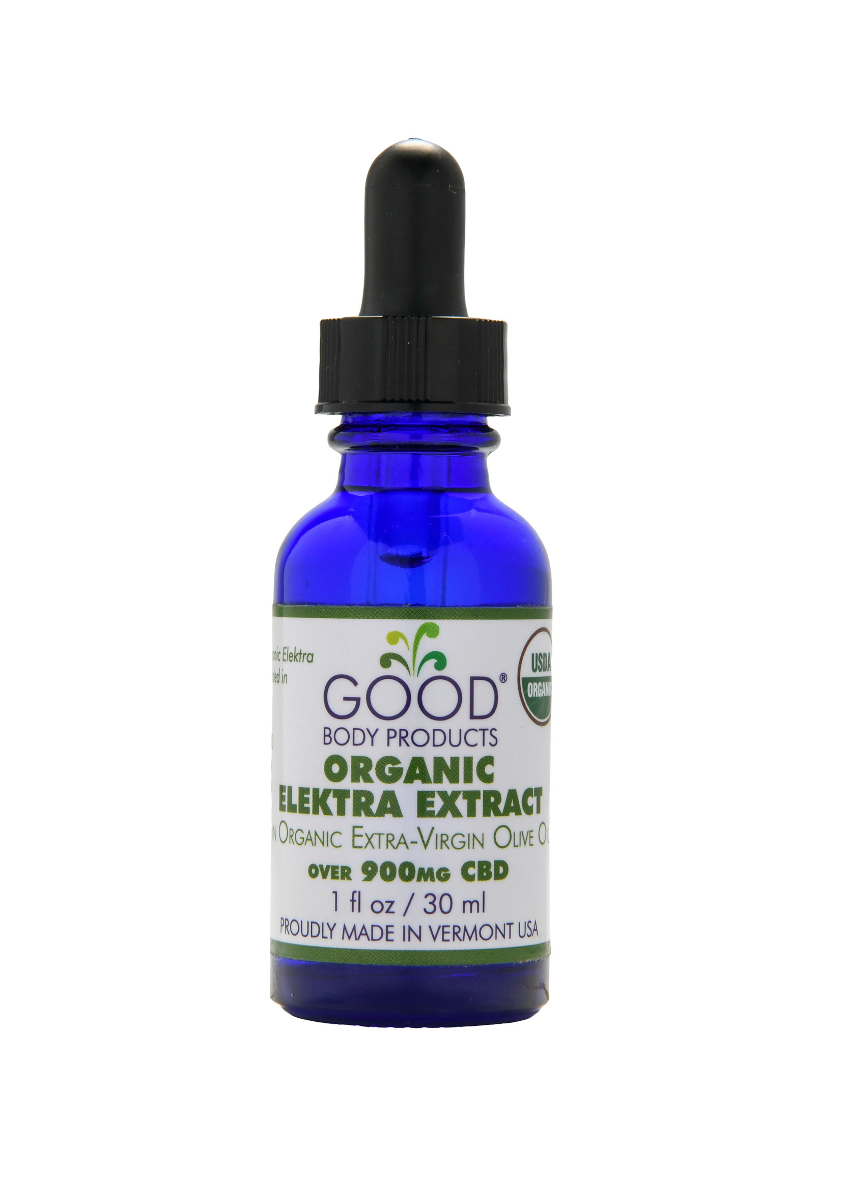 Good Body Products GBP, Organic Elektra Extract in Organic  Extra-Virgin Olive Oil, 1oz