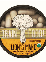 The Brainfood Mushroom Company The Brainfood Mushroom Company, Lion's Mane Mushroom Extract, Capsules, 60 ct