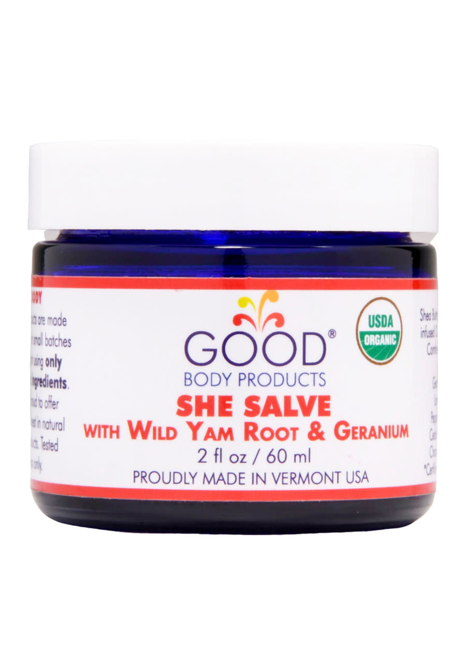 Good Body Products GBP, She Salve with Wild Yam Root and Geranium, 2oz