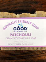 Good Body Products GBP, Patchouli Coconut Milk Bar Soap, 4.5oz