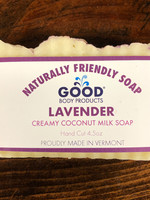 Good Body Products GBP, Lavender Coconut Milk Bar Soap, 4.5oz
