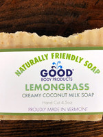 Good Body Products GBP, Lemongrass Coconut Milk Bar Soap, 4.5oz