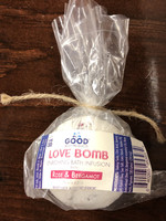 Good Body Products GBP, CBD Bath Bomb, Love Bomb with Rose and Bergamot, 4.5oz