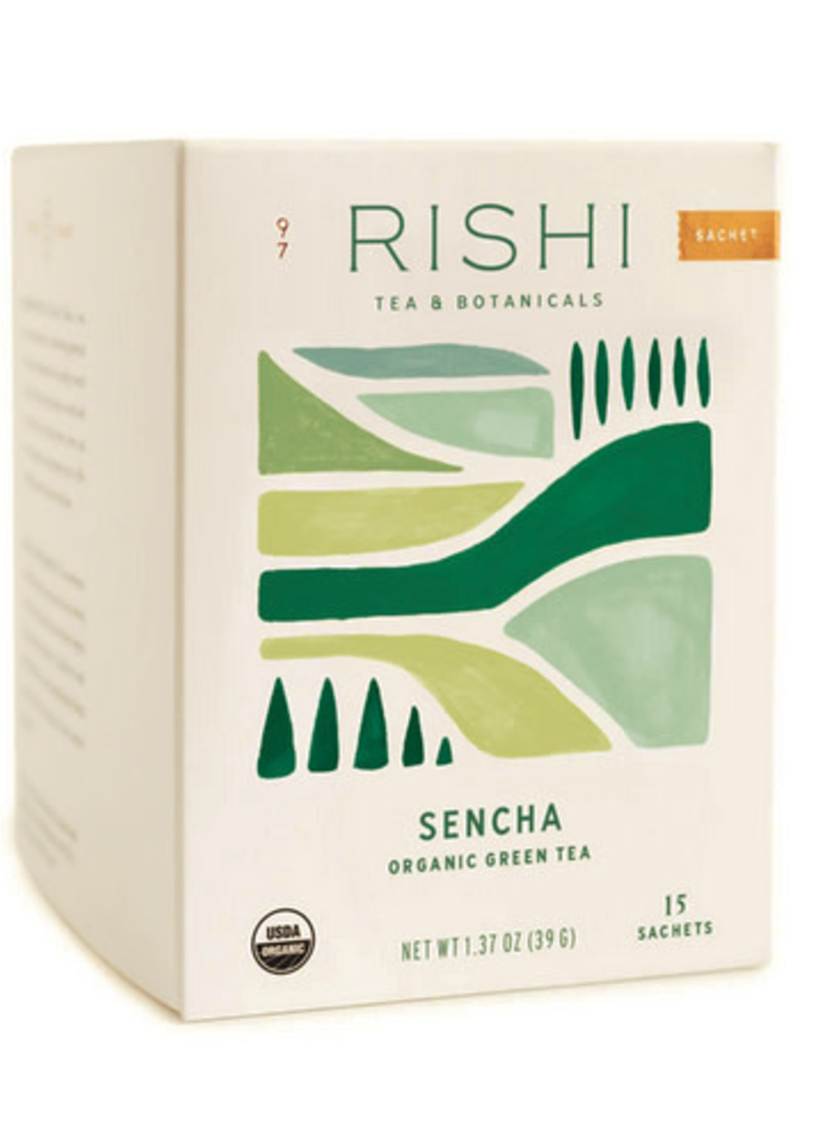 Rishi Rishi, Sencha Green Tea, 15 Sachets