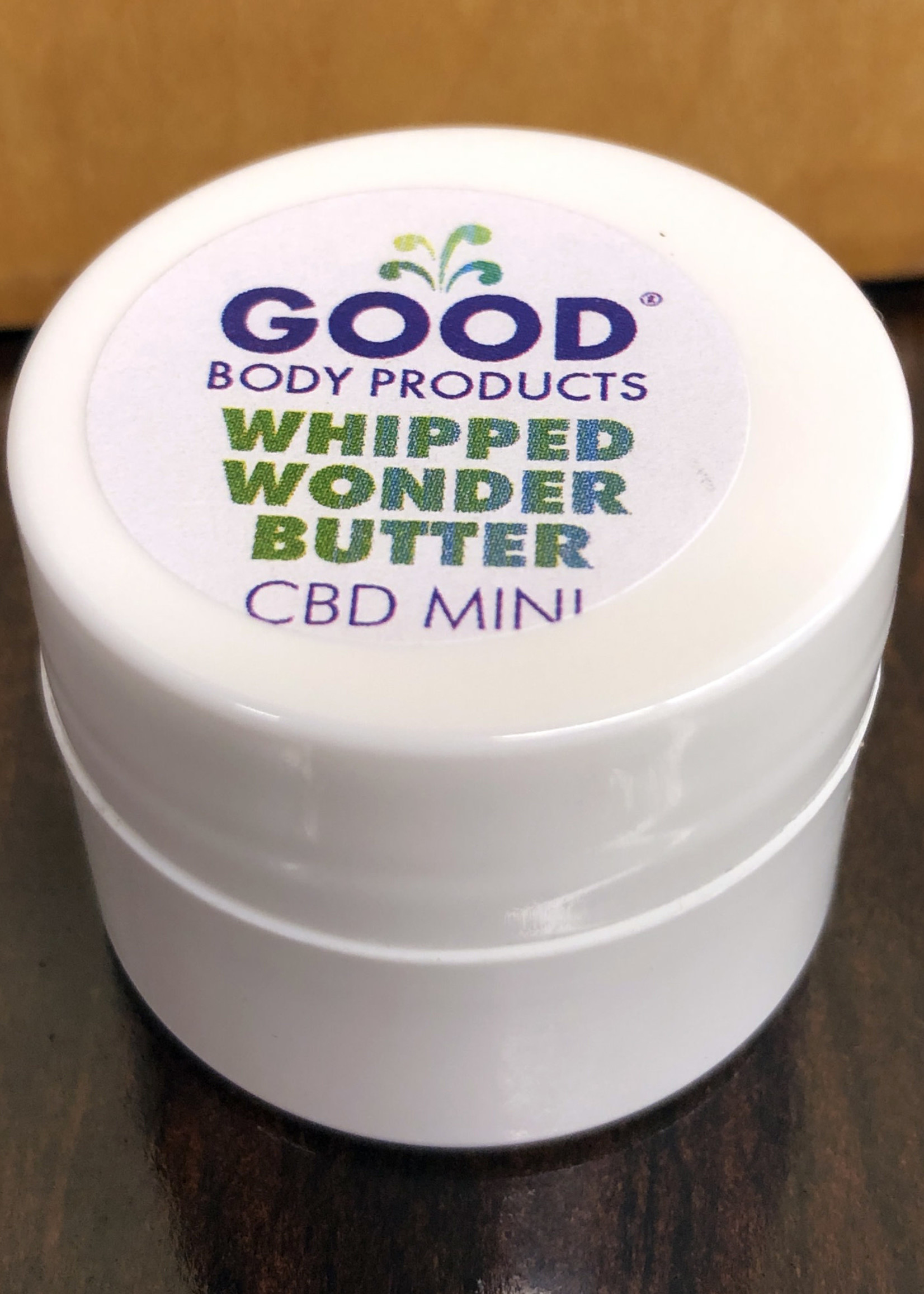 Good Body Products GBP, CBD Mini, Whipped Wonder Butter, .25oz