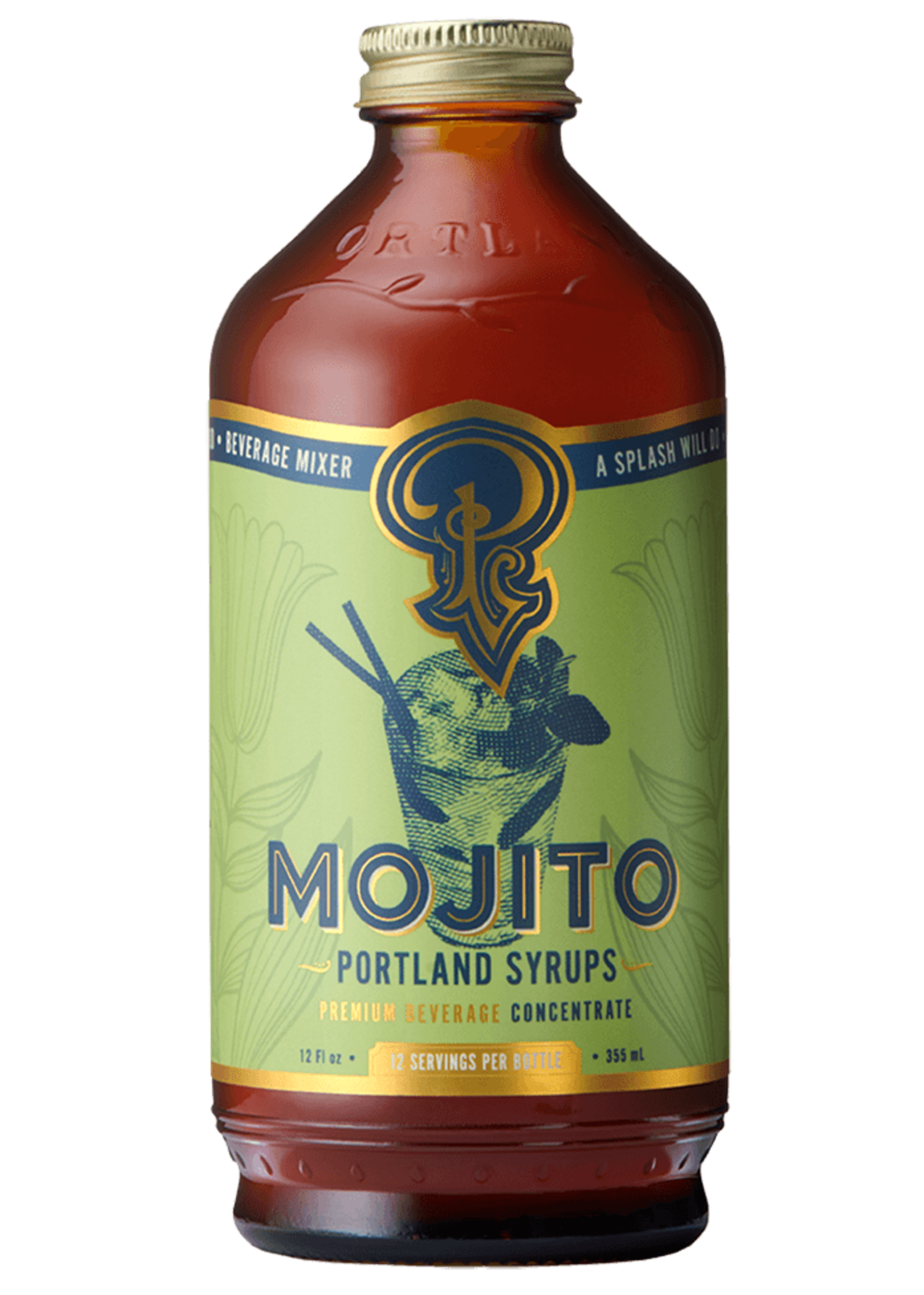 Portland Syrups Portland Syrups, Mojito Concentrate Syrup, 12oz