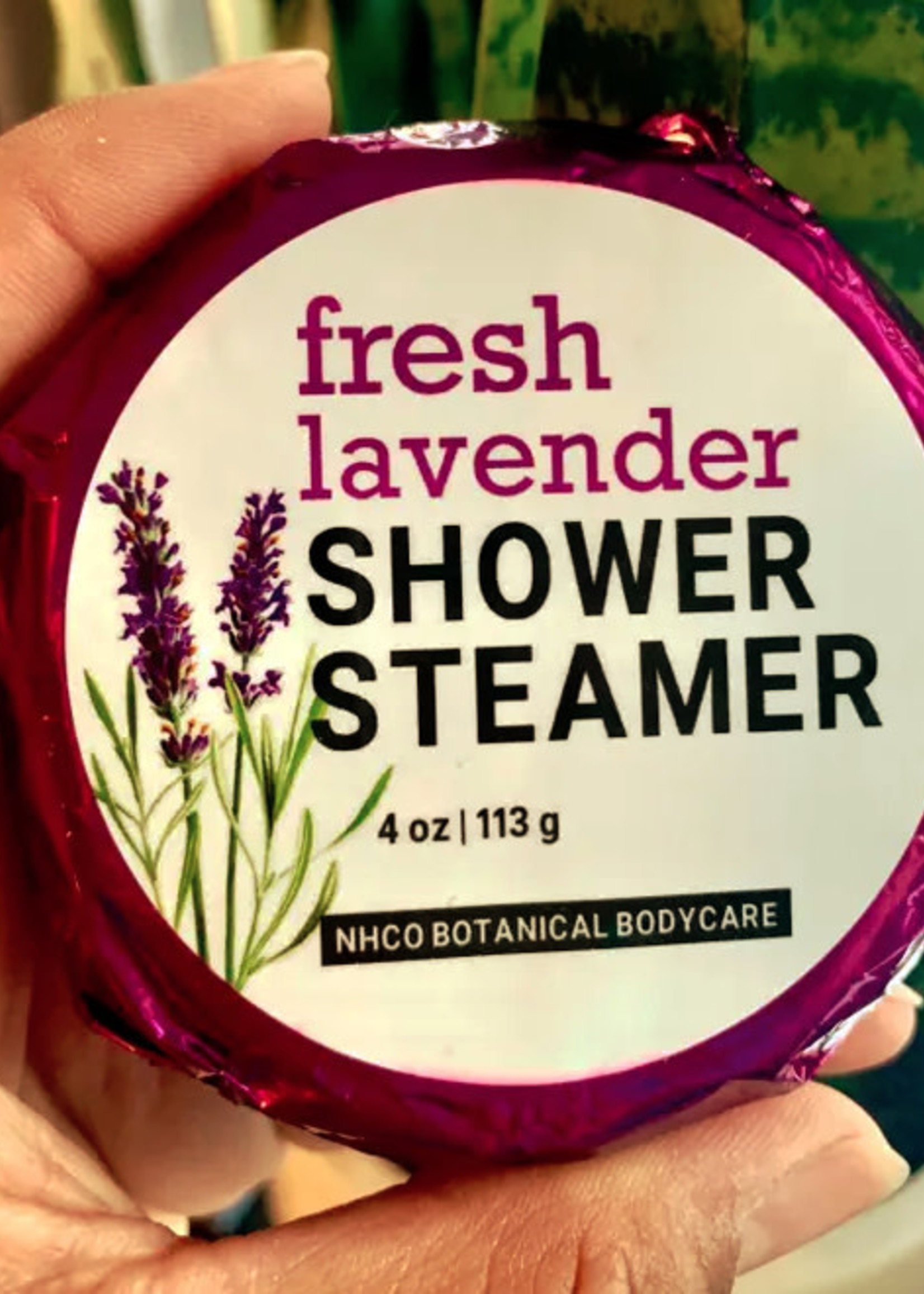 NHCO Botanical Bodycare NHCO Botanical Bodycare, Fresh Lavender Shower Steamer, 4oz