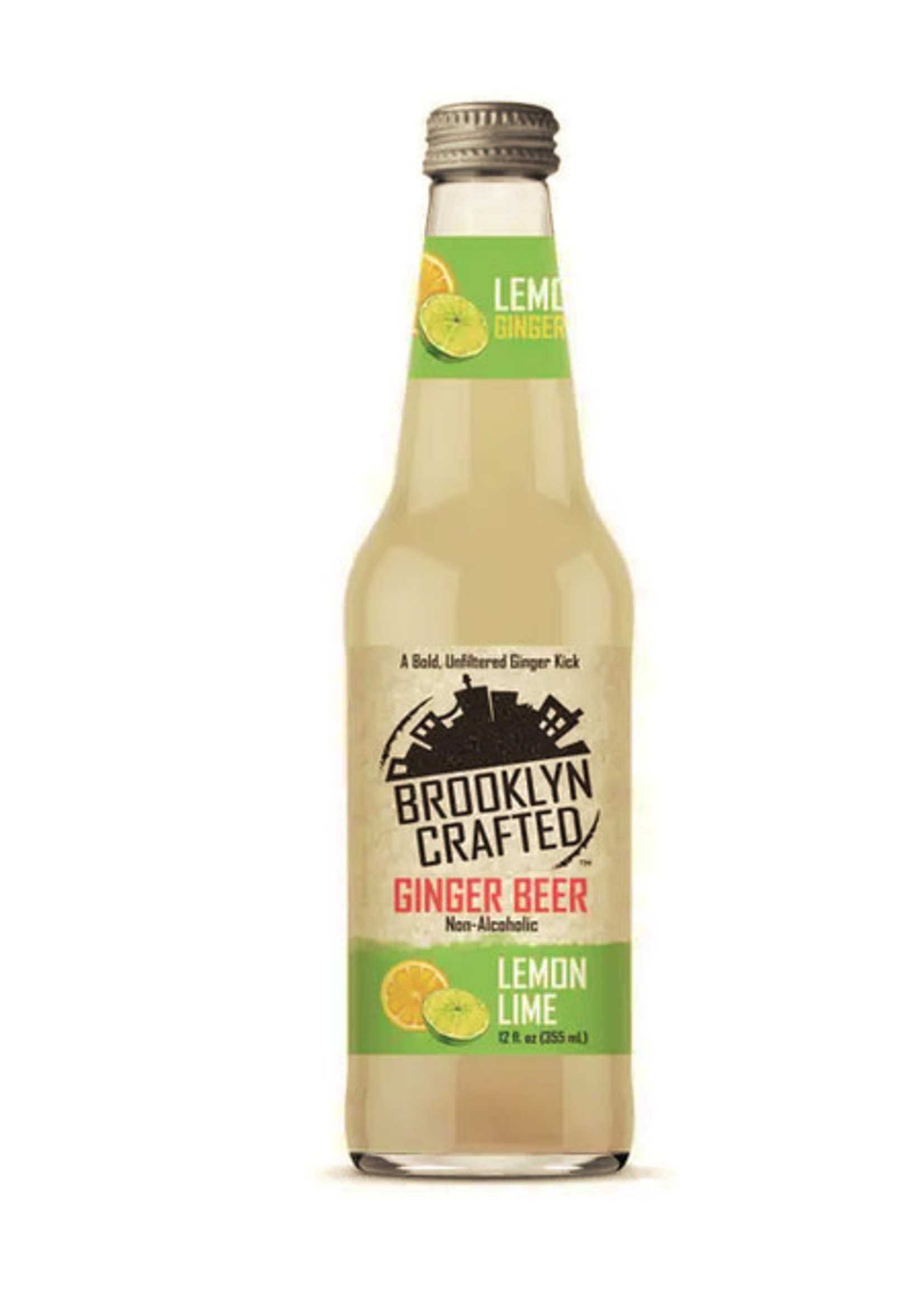 Brooklyn Crafted Brooklyn Crafted, Ginger Beer, Lemon LIme, 12oz bottle