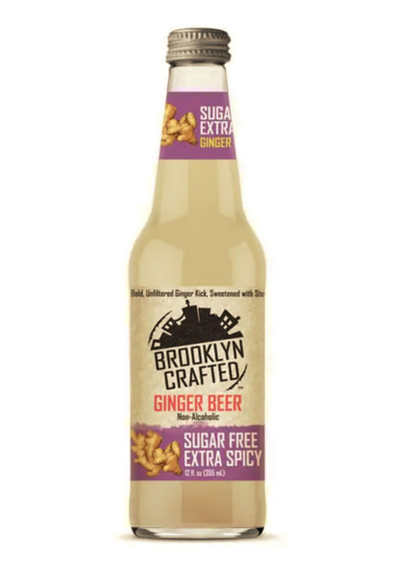 Brooklyn Crafted Brooklyn Crafted, Ginger Beer, Sugar-Free Extra Spicy, 12oz bottle