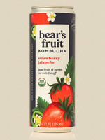 Bear's Fruit Bear's Fruit, Strawberry Jalapeno Kombucha, 12oz can