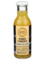 Pure Wild Pure Wild, Mango Turmeric Marine Collagen Infusion, 12 oz bottle