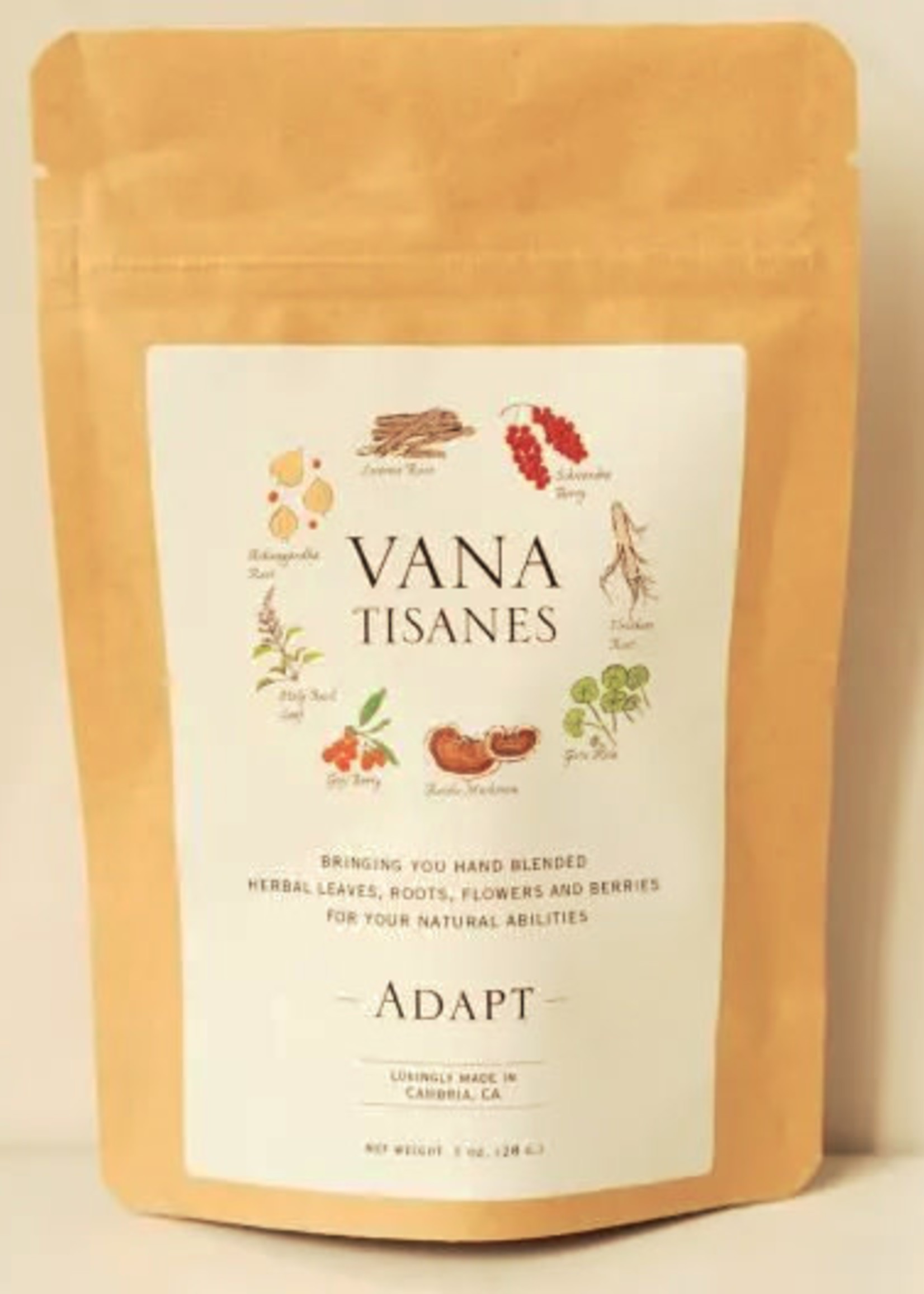 Vana Tisanes Vana Tisanes, Adapt, Tea, 1oz