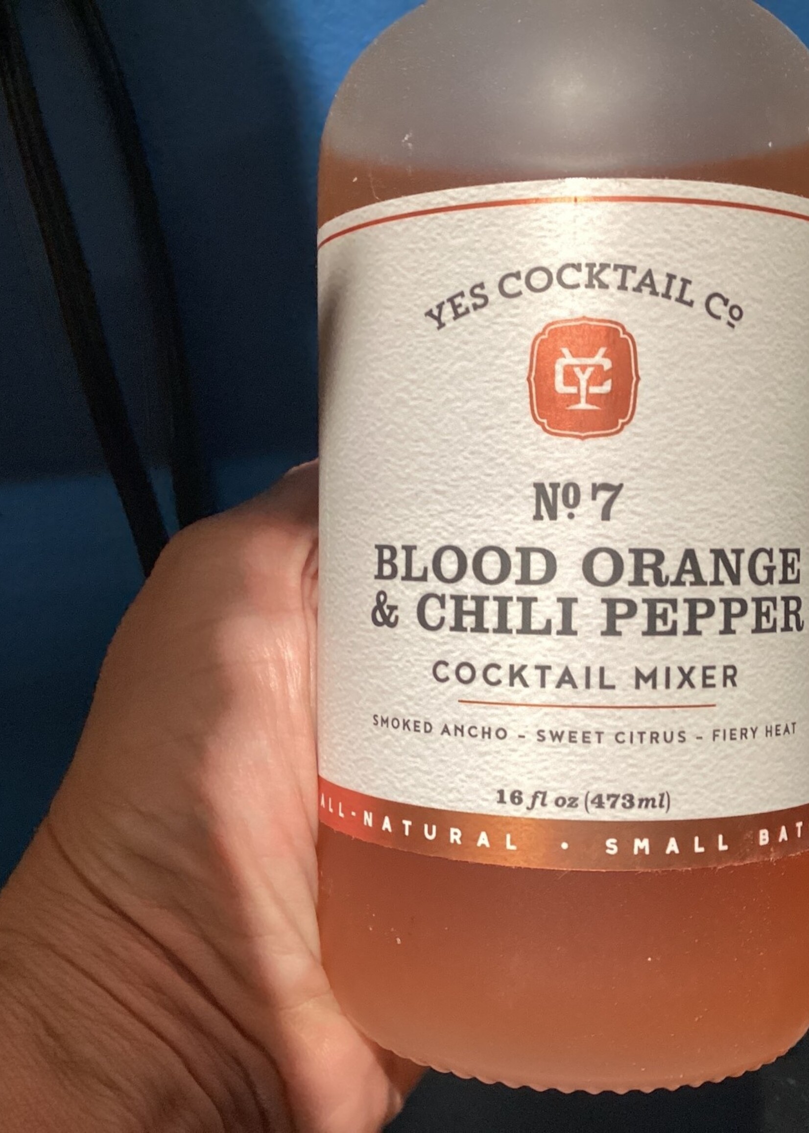 Yes Cocktail Co Yes Cocktail Co, No 7 Blood Orange and Chili Pepper Cocktail Mixer, 16oz