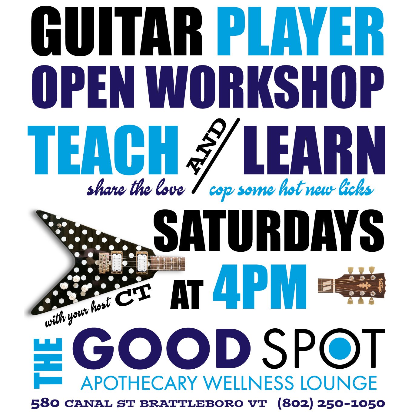 Guitar Player Workshop at The Good Spot