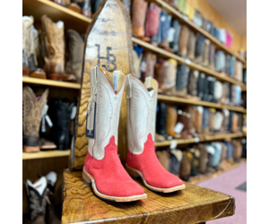 Anderson Bean Ferrari Red Buffed Elephant HB Boot Corral