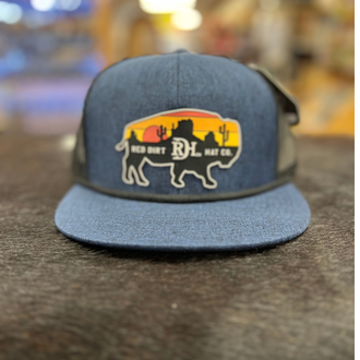 Red Dirt Hat Co Red Dirt Billboard Navy/Black Cap